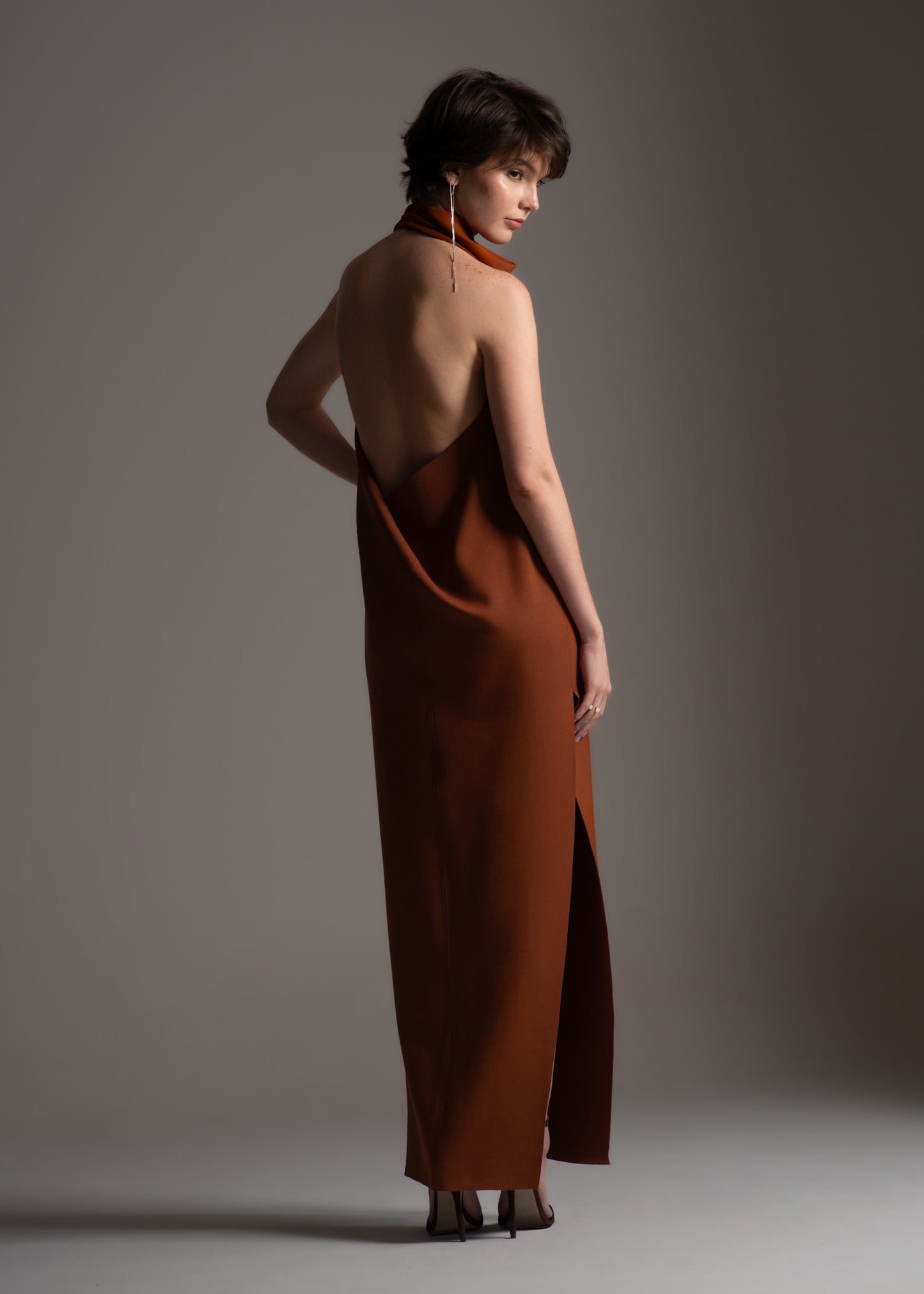 Eve Dress paprika in viscose