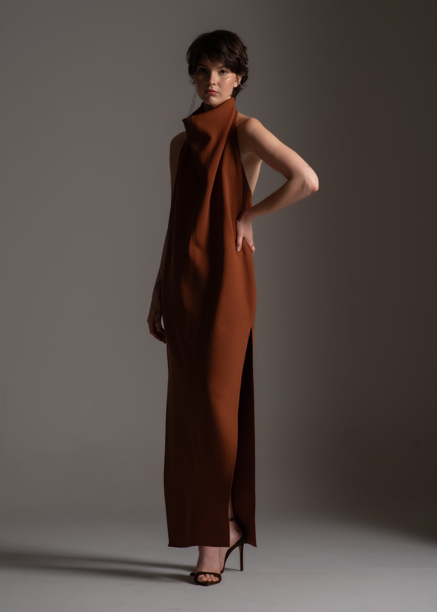 Eve Dress paprika in viscose