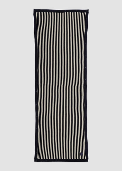 Echarpe Coral off-white de tricô em modal