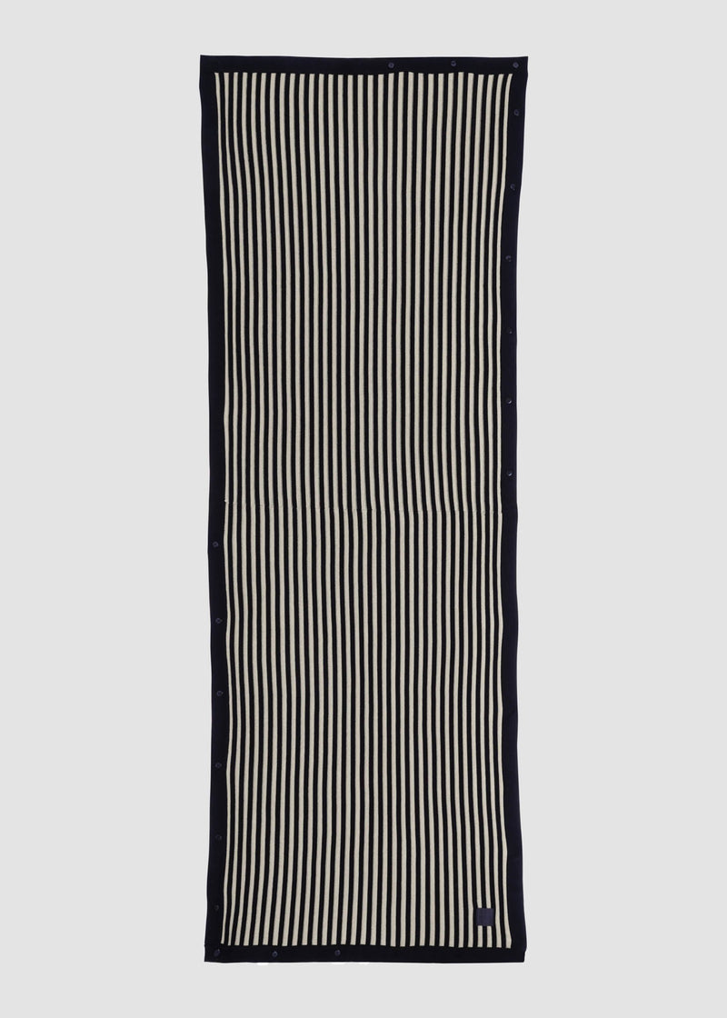 Echarpe Coral off-white de tricô em modal