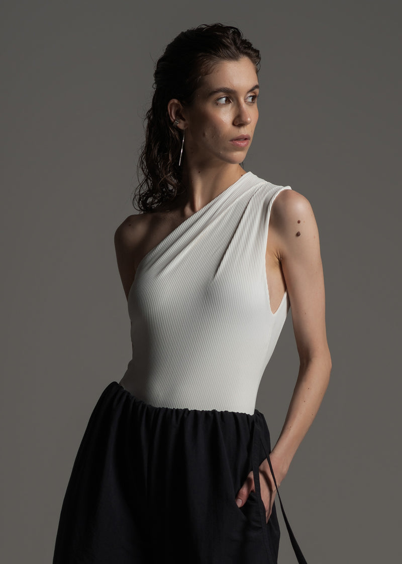 Body Maiô Seiva off-white em poliamida