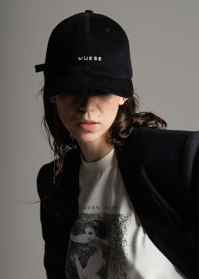 Boné Muese preto em algodão