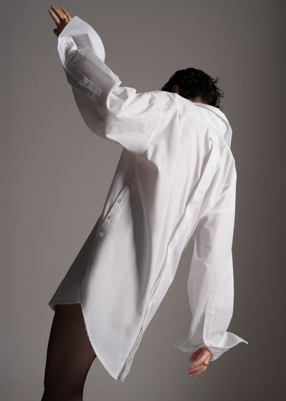 Chemise Arum branca em algodão