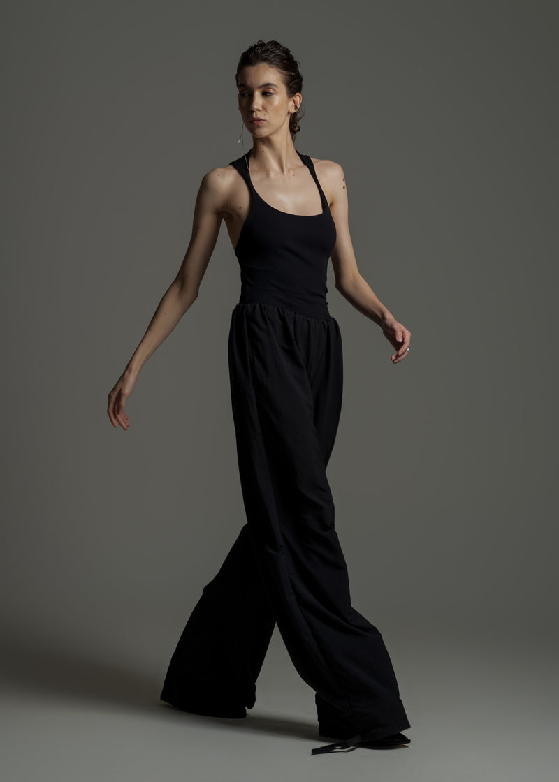 Regata Fang preta em viscose