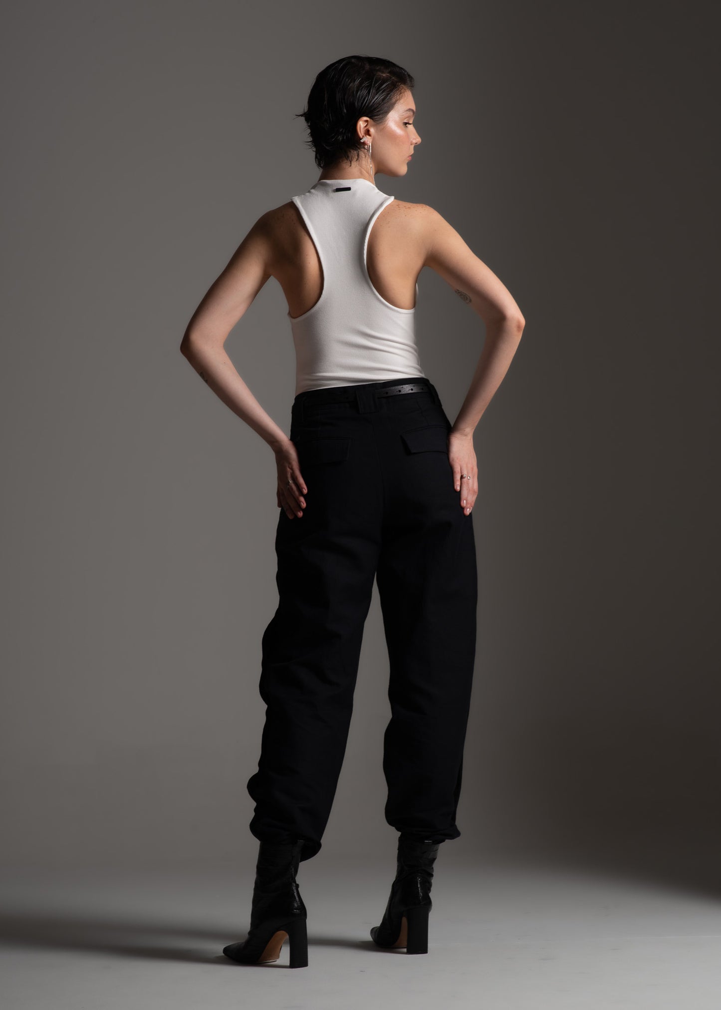 Fang Tank Top off-white in viscose