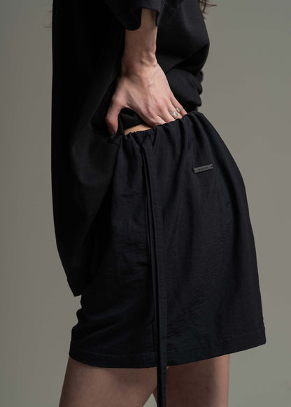 Roll Shorts black in bio-d polyamide