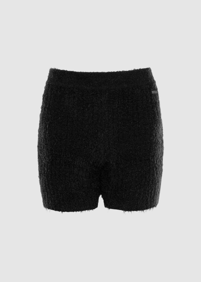 Short Fig preto em poliamida