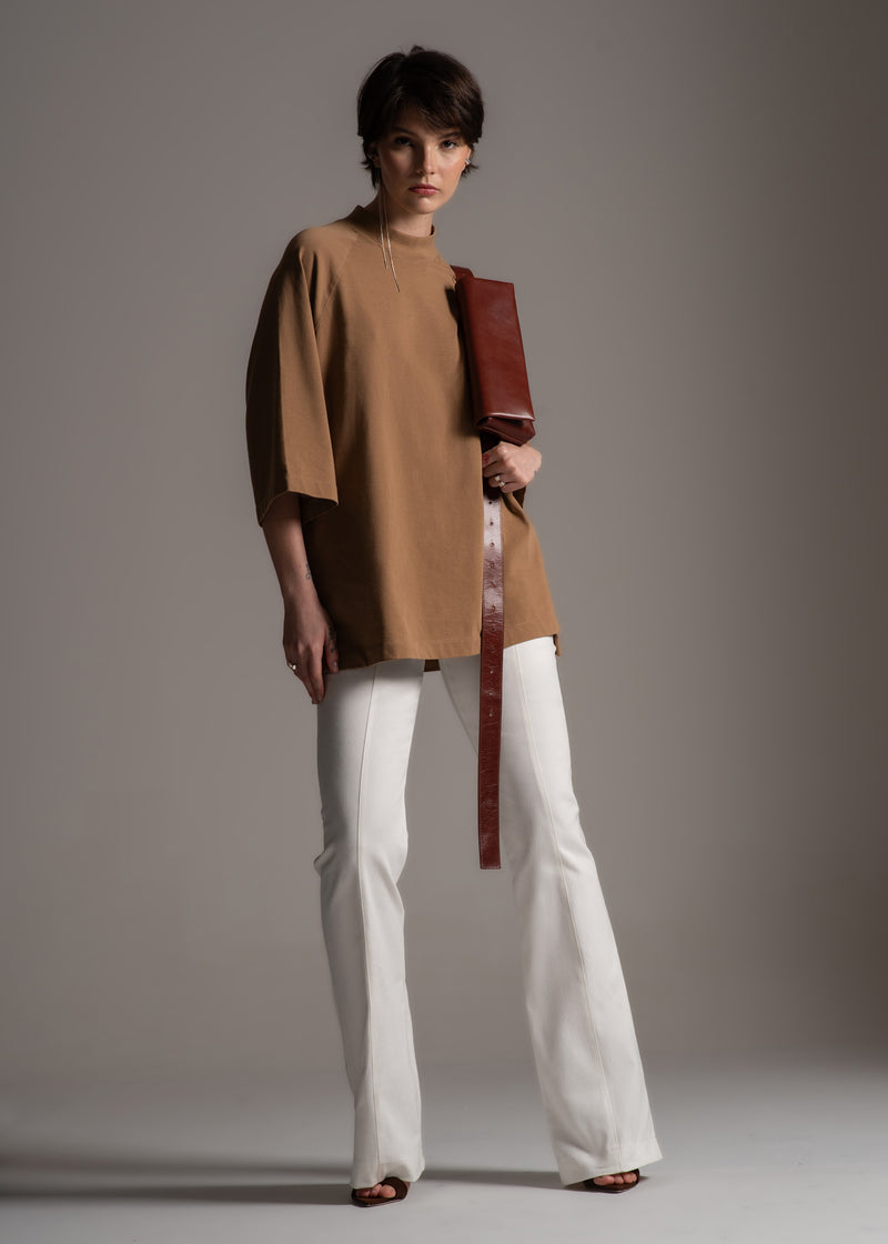 T-Shirt Brute cappuccino em algodão