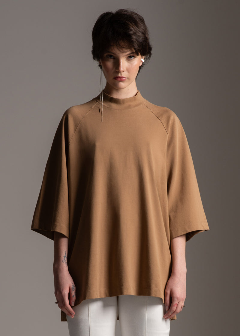 T-Shirt Brute cappuccino em algodão