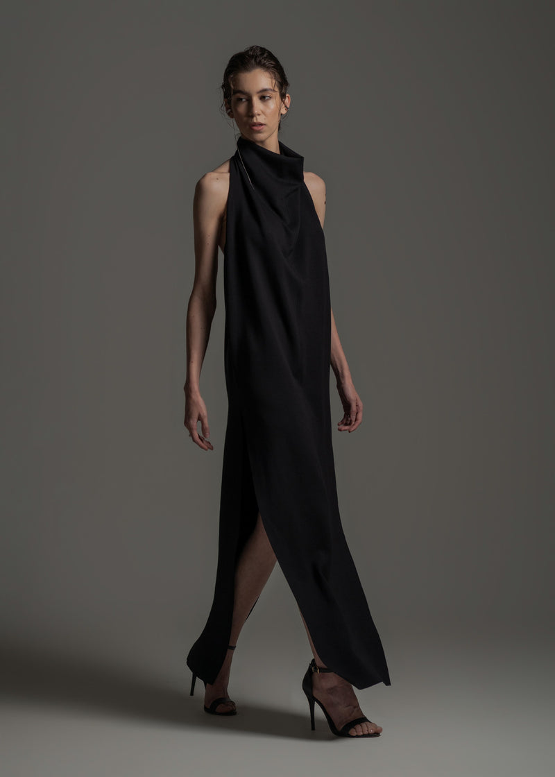 Vestido Eve preto em viscose