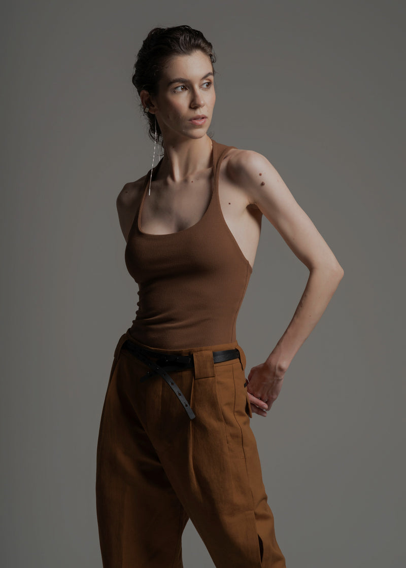 Regata Fang canela em viscose