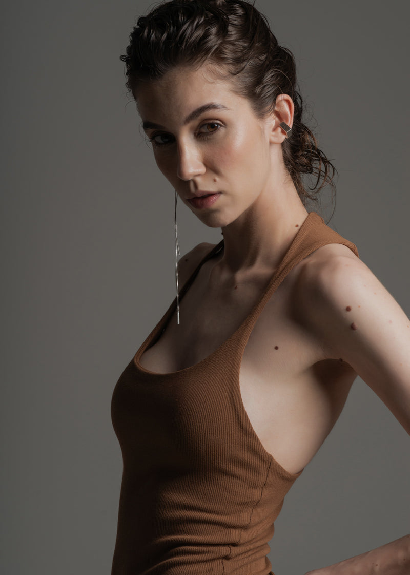 Regata Fang canela em viscose